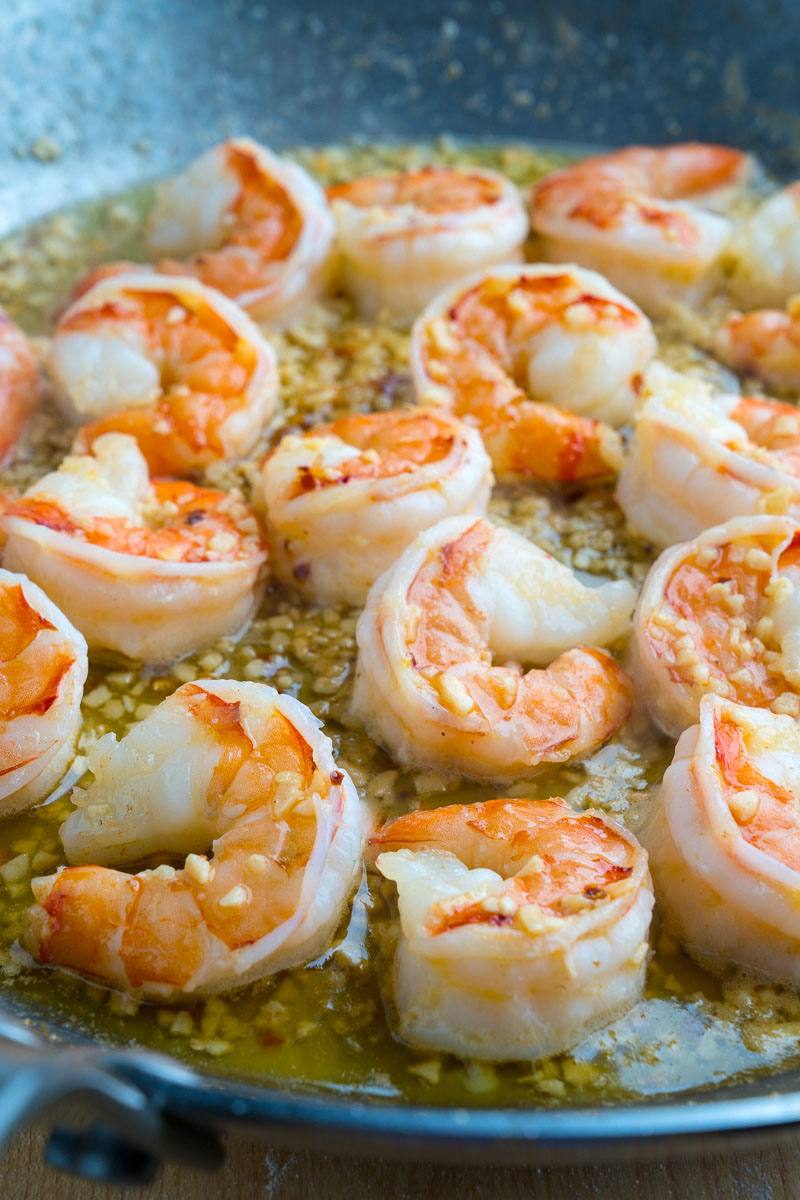Shrimp Scampi Pizza - Closet Cooking
