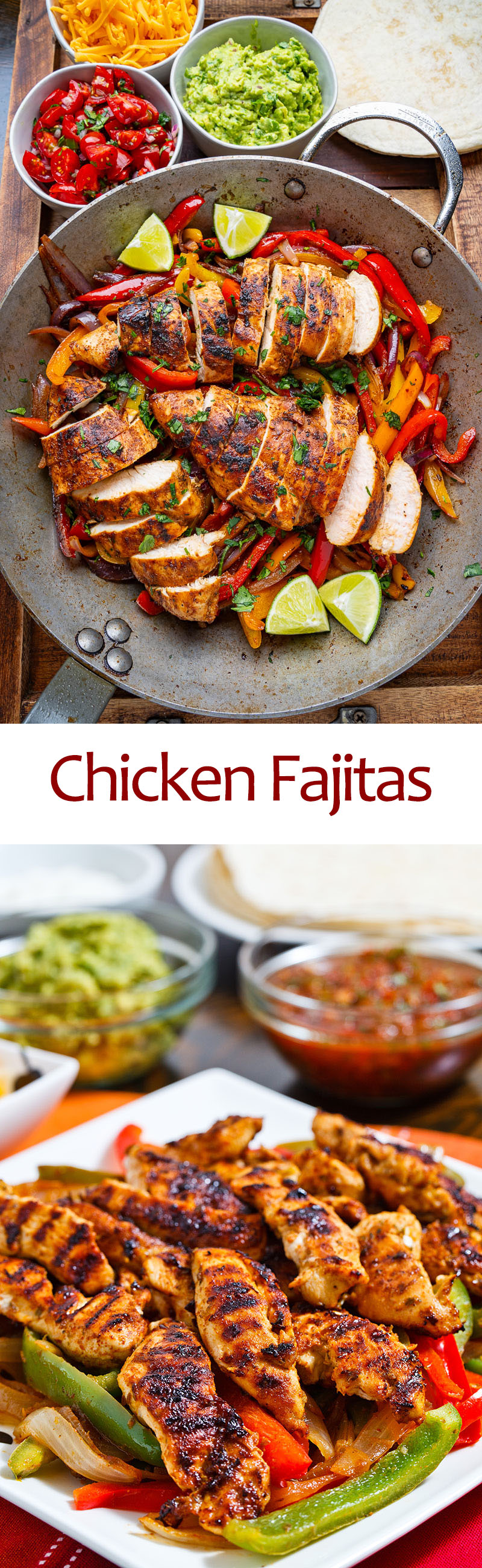 Chicken Fajitas Recipe {BEST Fajita Marinade!} - Kristine's Kitchen