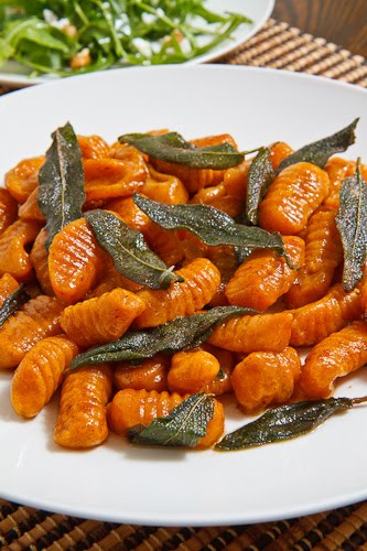 Pumpkin Gnocchi in a Brown Butter and Sage Sauce - Closet Cooking