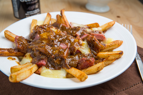 Guinness and Corned Beef Poutine