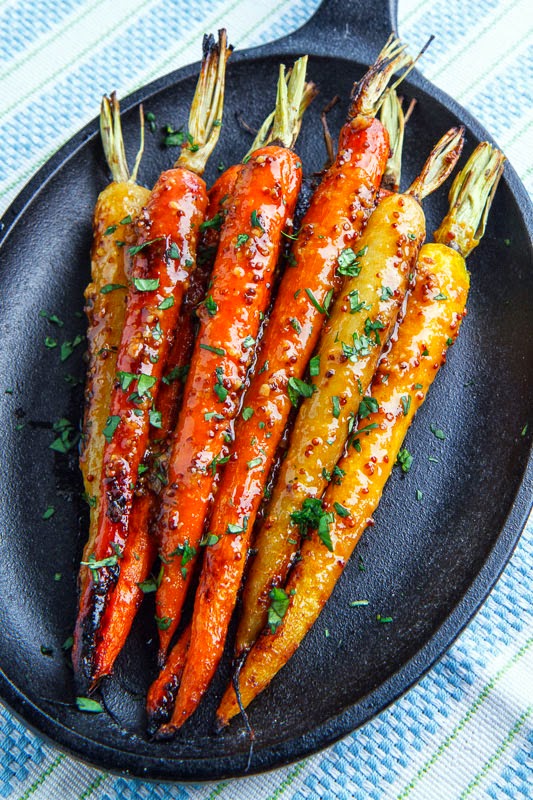 Maple Dijon Roasted Carrots - Closet Cooking