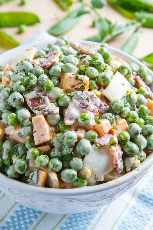 Fresh Pea Salad - Closet Cooking