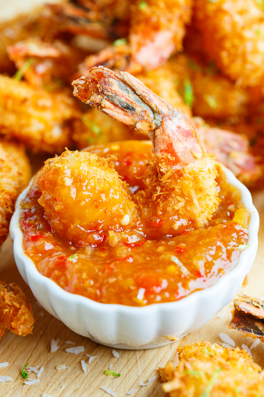 Coconut Shrimp with Sweet Chili Sauce - Closet Cooking