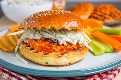 Buffalo Chicken Burgers