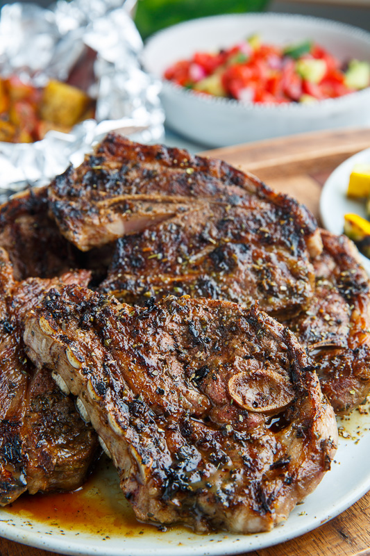 Greek Style Grilled Lamb Chops