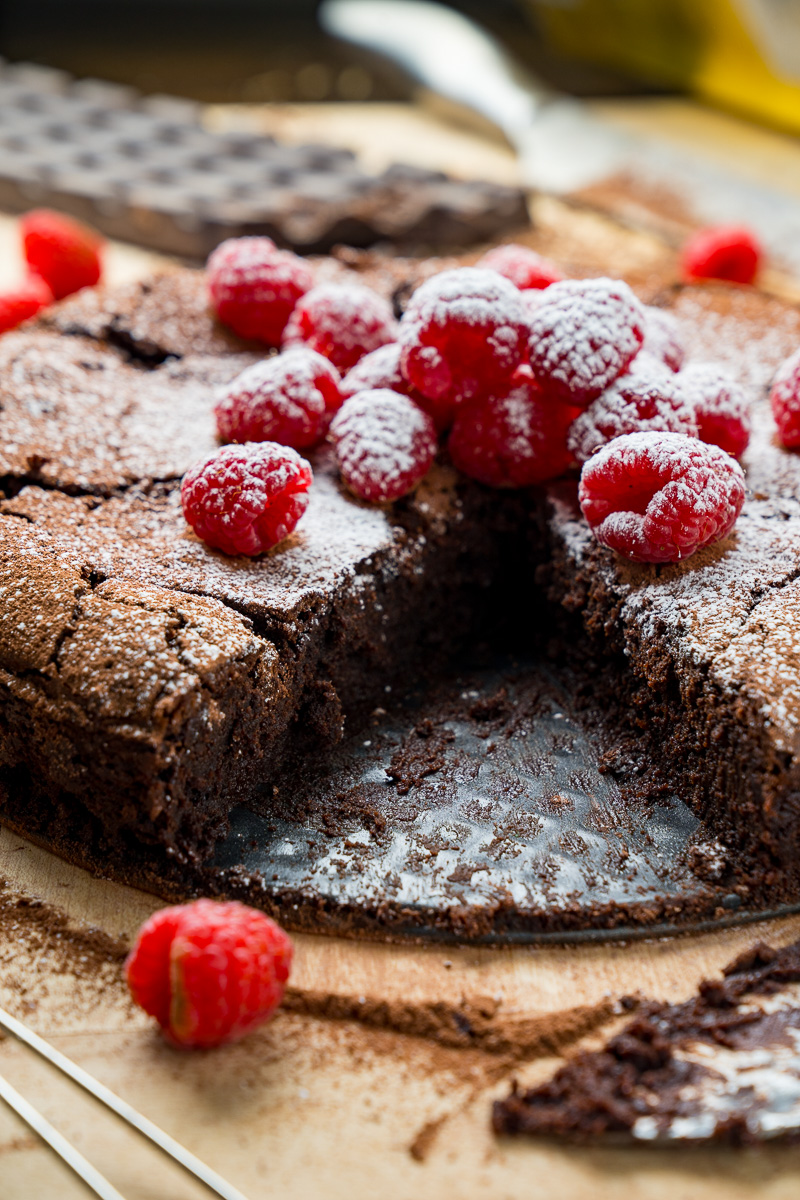 Almost Flourless Chocolate Cake Recipe - The Washington Post