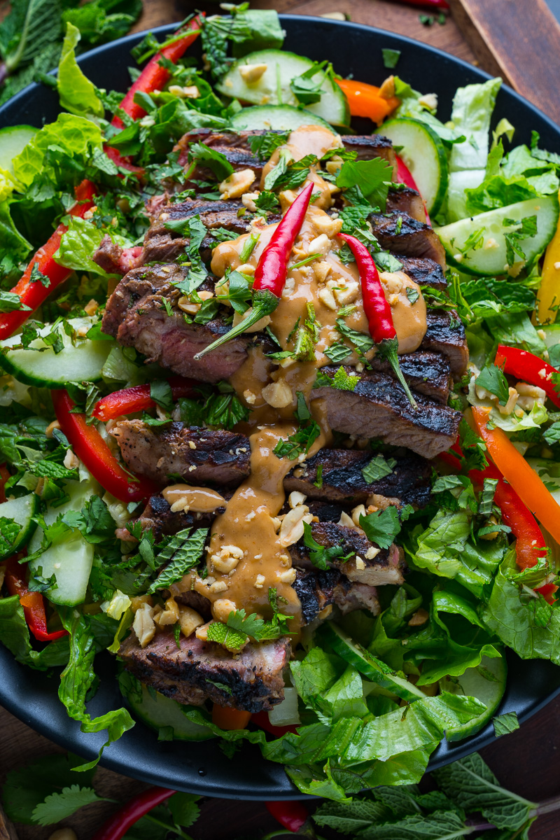 Thai Grilled Steak Salad - Closet Cooking