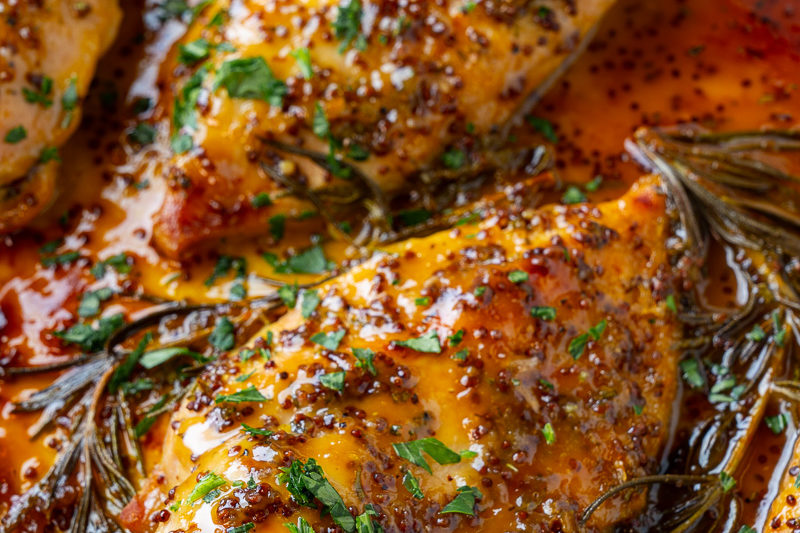 Easy Baked Honey Dijon Chicken