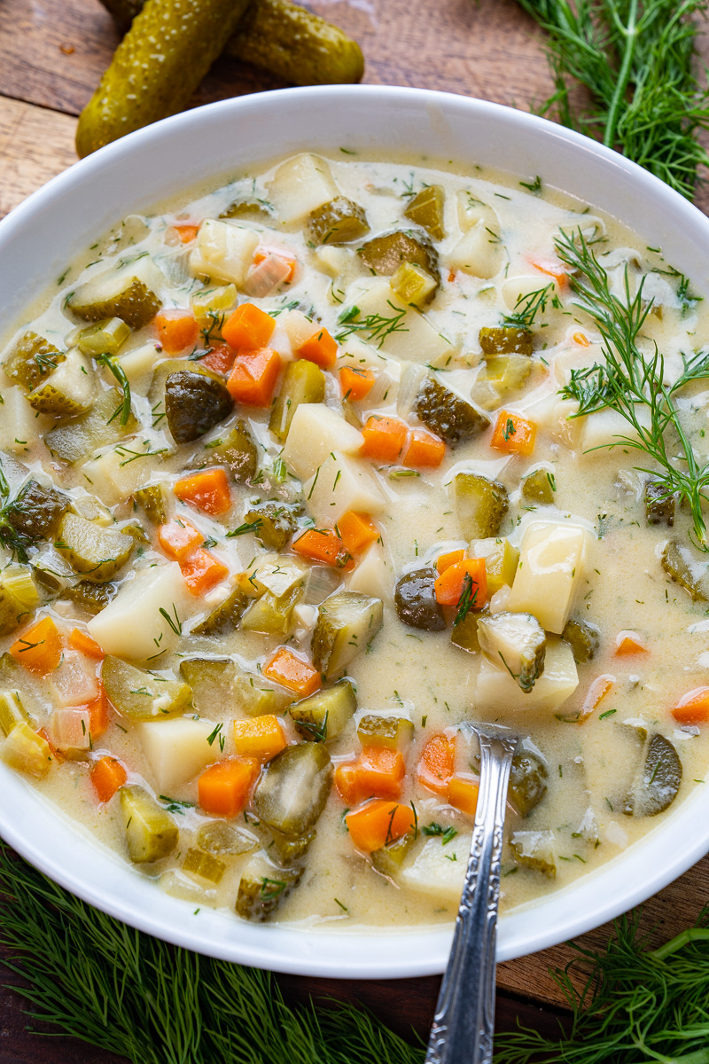 Dill Pickle Soup - Closet Cooking