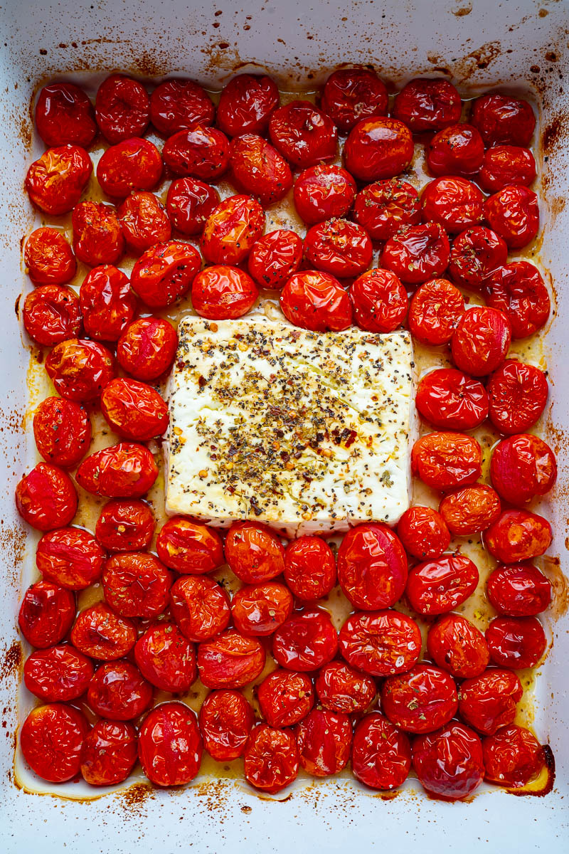 Baked Tomato and Feta Pasta - Closet Cooking