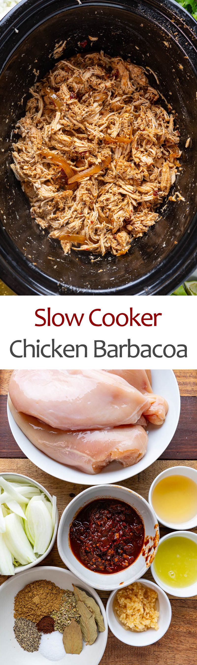 Slow Cooker Chicken Barbacoas