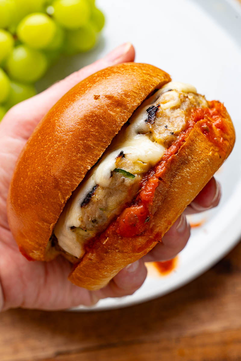 Chicken Parmesan Burgers