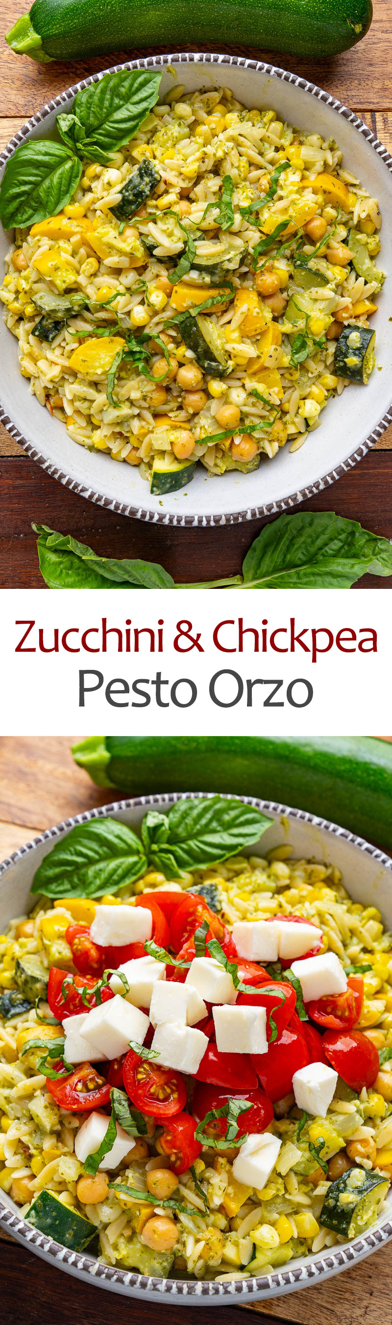 Zucchini and Corn Pesto Orzo