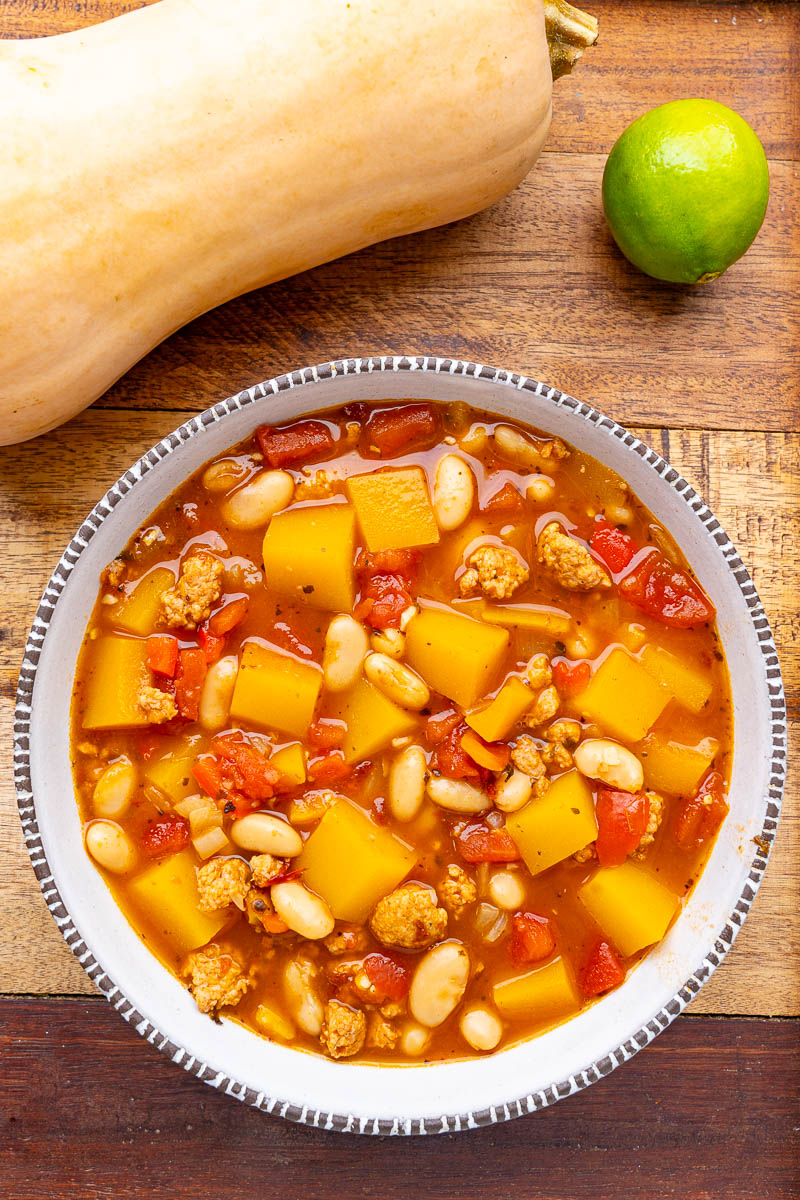 Butternut Squash and Chorizo Chili