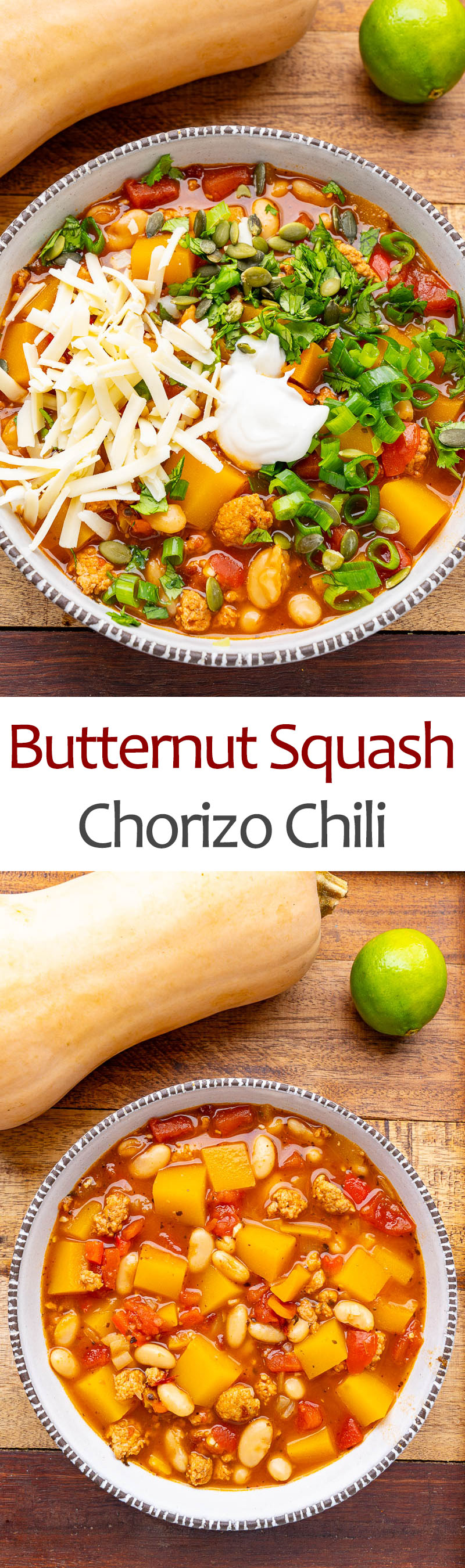 Butternut Squash and Chorizo Chili