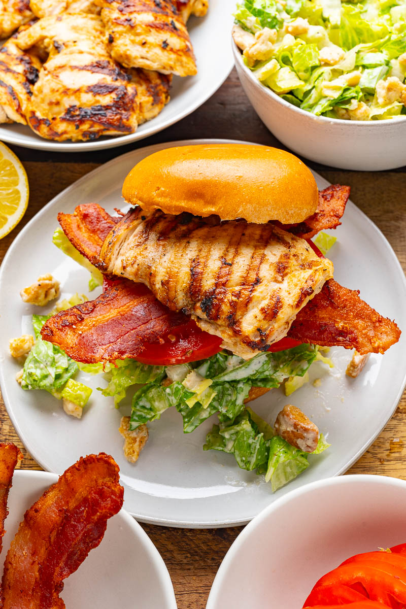 Chicken Caesar BLT Sandwich