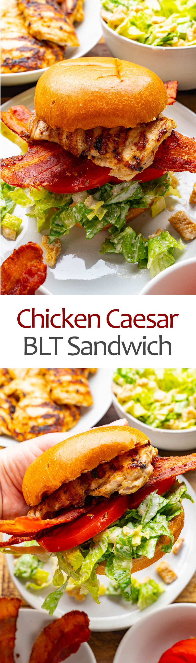 Chicken Caesar BLT Sandwich