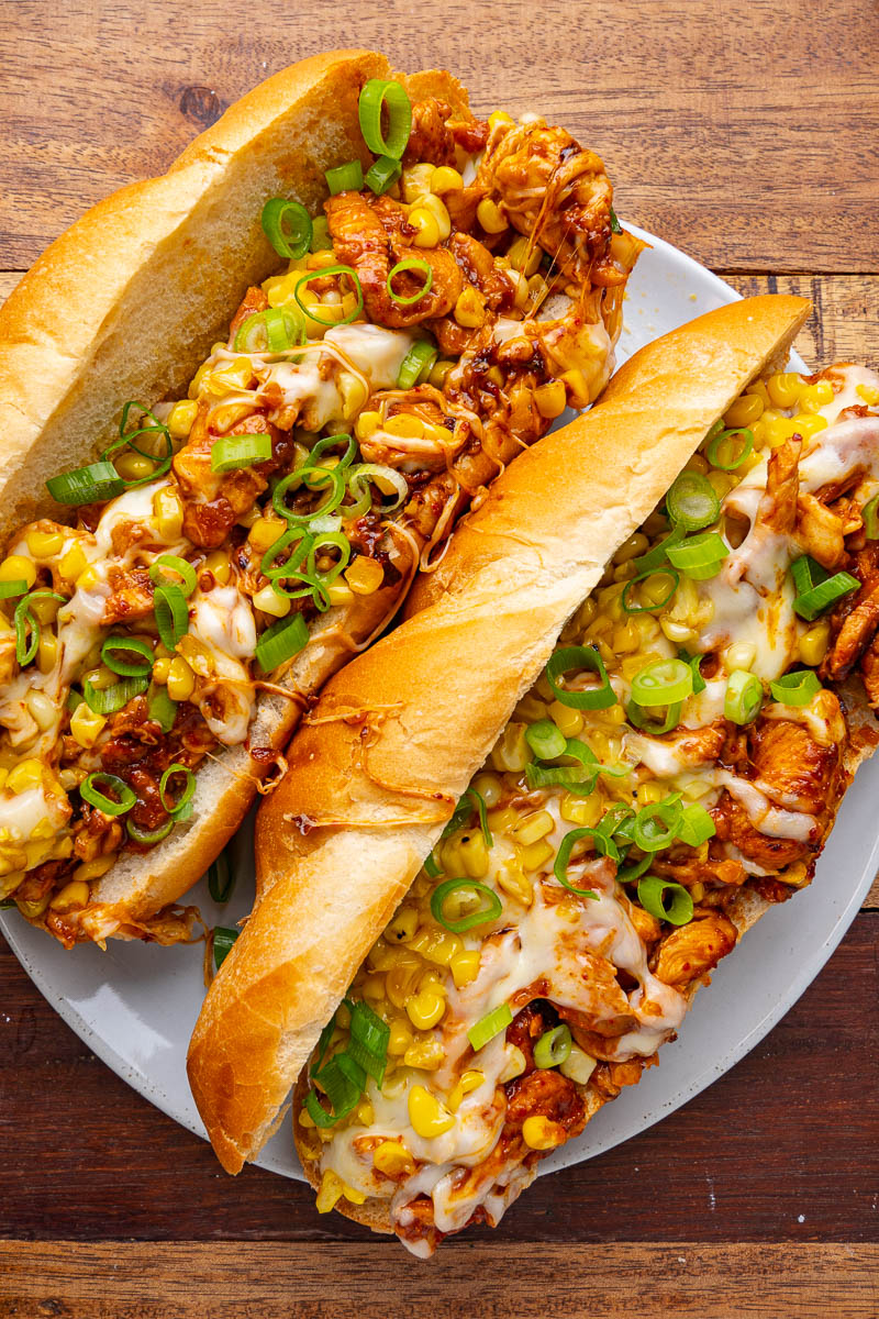 Korean Fire Chicken Sandwiches