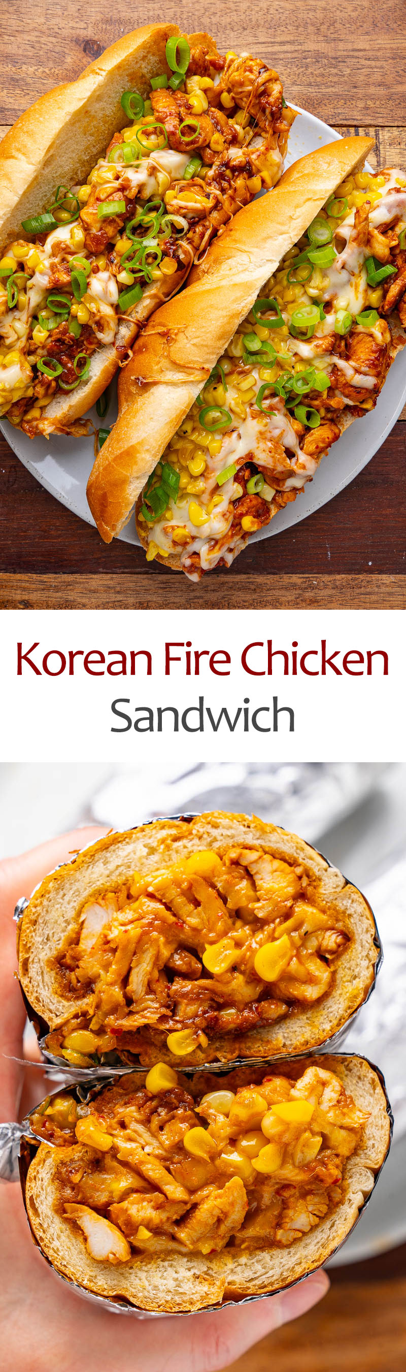 Korean Fire Chicken Sandwiches